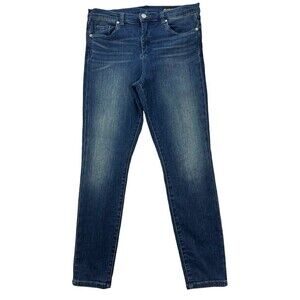 BlankNyc The Great Jones High Rise Stretch Skinny Denim Blue Jean 85M-7002 Sz 30